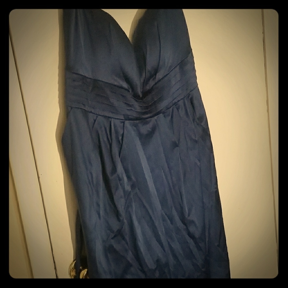 Blue cocktail dress